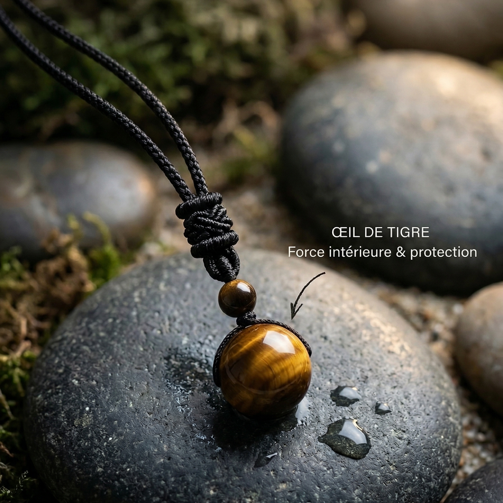 Collier Pierre Naturelle , Choisissez votre pierre, portez votre force.